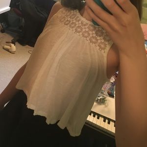 White Crop Top